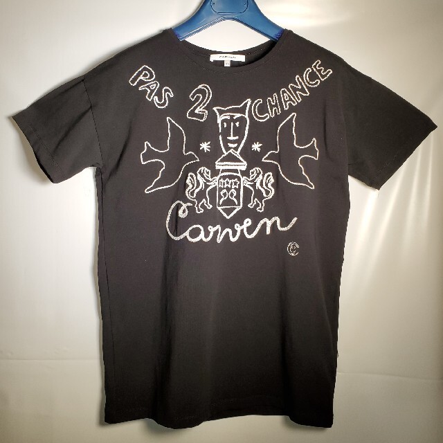CASTELBAJAC(カステルバジャック)のインポートTシャツモノトーン刺繍プリント レディースのトップス(Tシャツ(半袖/袖なし))の商品写真