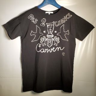 カステルバジャック(CASTELBAJAC)のインポートTシャツモノトーン刺繍プリント(Tシャツ(半袖/袖なし))