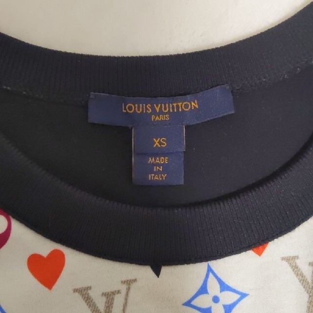 LOUIS VUITTON(ルイヴィトン)のゲームオンコントラストバックTシャツウィズループディテール レディースのトップス(Tシャツ(半袖/袖なし))の商品写真