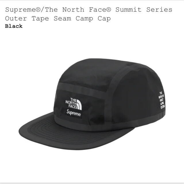 Black 】Supreme The North Face Camp Cap-