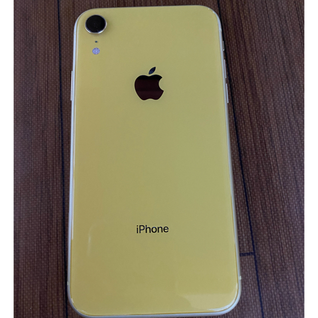 iPhone xr イエロー　au SIMロック解除済【ジャンク品】