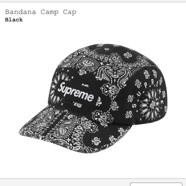 シュプリーム　supreme  Bandana Camp Capキャップ