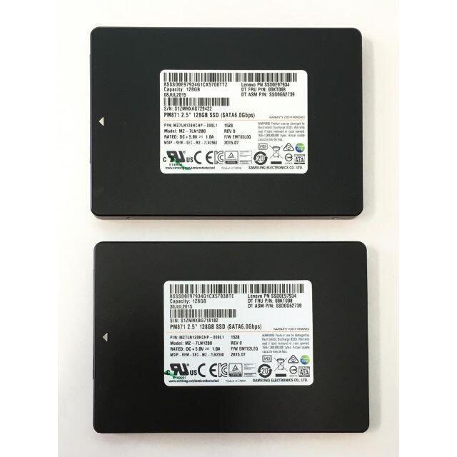 RY-156-SAMSUNG 128GB SSD 2点 1