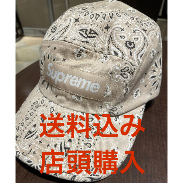 supreme Bandana Camp Cap帽子