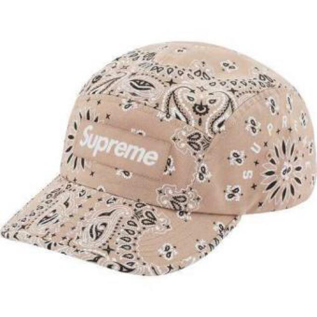 Supreme Bandana Camp Cap Tan バンダナ キャップ