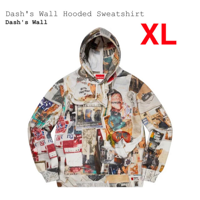 メンズXL supreme Dash's Wall Hooded Sweatshirt