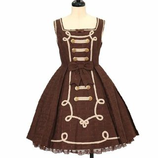 アンジェリックプリティー(Angelic Pretty)のMelty Whip Chocolateジャンパースカート(ひざ丈ワンピース)