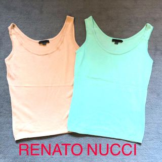 処分セール　美品　RENATO NUCCI レナートヌッチ　タンクトップ　2枚(タンクトップ)