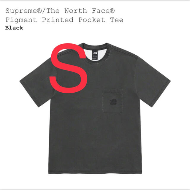 【S】Supreme the north face pocket tee新品