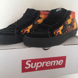 シュプリーム(Supreme)のsupreme vans SK８-Mid orange camo(スニーカー)