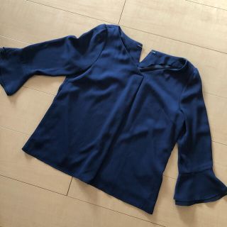 プロポーションボディドレッシング(PROPORTION BODY DRESSING)の【あいさん専用】プロポーション　バックパールジョーゼットベルブラウス(シャツ/ブラウス(長袖/七分))