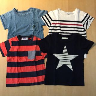 コドモビームス(こども ビームス)のbeams mini／無印等　Tシャツ4枚セット(Tシャツ/カットソー)