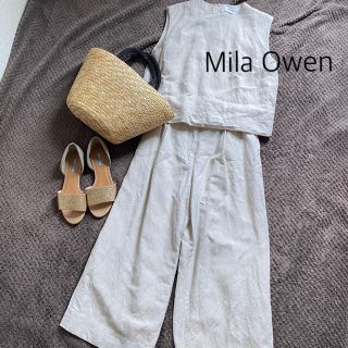 ミラオーウェン(Mila Owen)の週末限定価格＊Mila Owen ミラオーウェン セットアップ リネン(セット/コーデ)