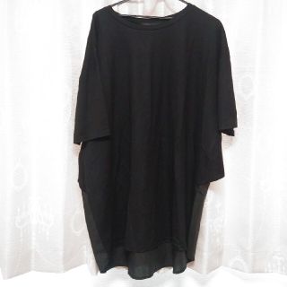 シマムラ(しまむら)のフリル切替チュニック👚大きいサイズ(カットソー(半袖/袖なし))