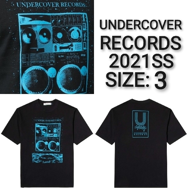 新品 SIZE 3 2021SS UNDERCOVER RECORDS Tシャツ