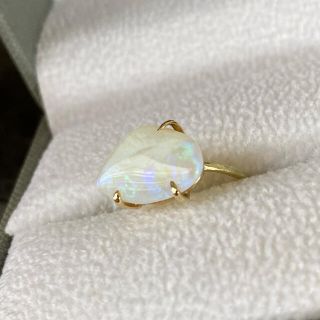 アッシュペーフランス(H.P.FRANCE)の【5/31迄値下げ】Monaka jewelry オパールリング　10.5号(リング(指輪))