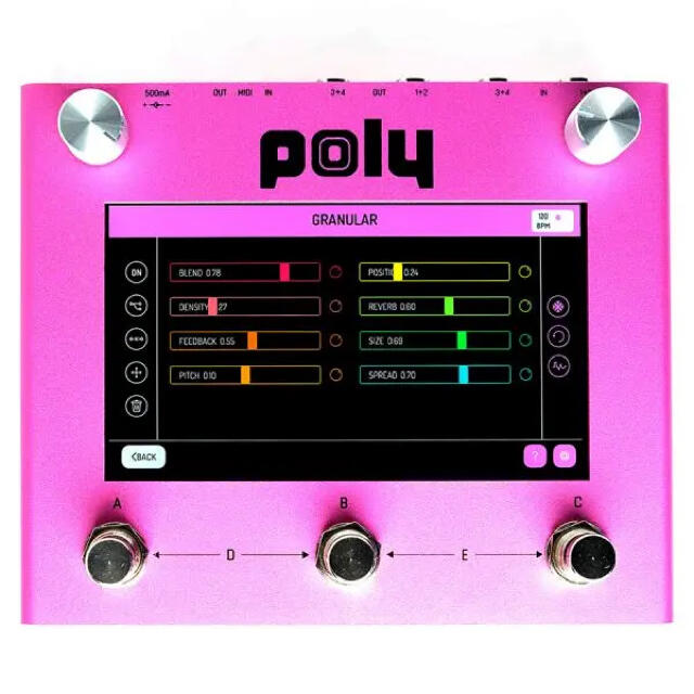 Poly Effects Beebo Digit (pink) 楽器のギター(エフェクター)の商品写真