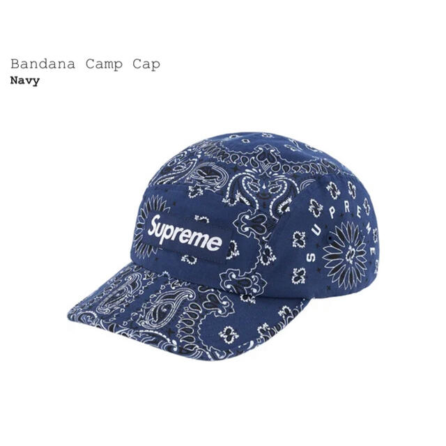 帽子supreme Bandana Camp Cap