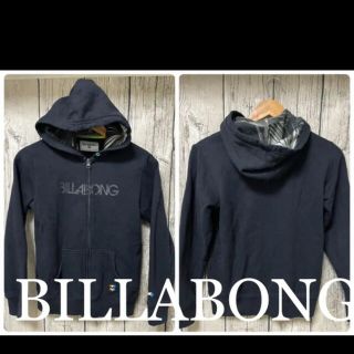 ビラボン(billabong)のビラボン　キッズ150 パーカー　スウェット　フーディー　黒　ボタニカル(ジャケット/上着)