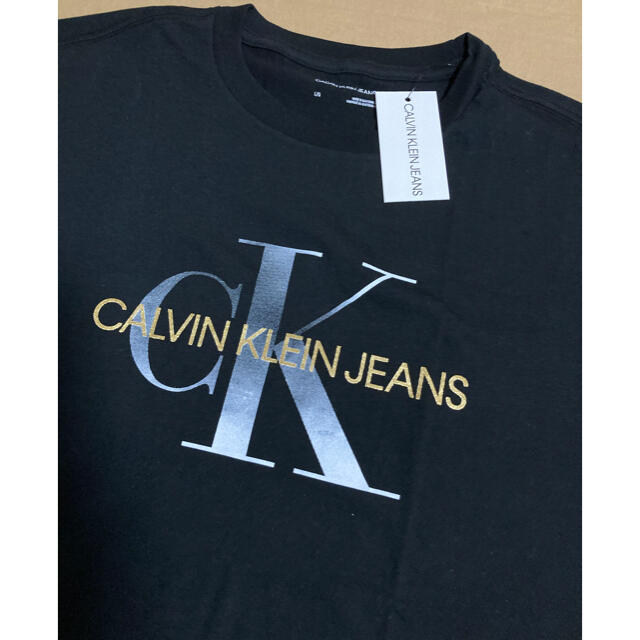 Calvin Klein(カルバンクライン)の新品[S] Calvin Klein カルバンクライン メンズロゴTシャツ黒 メンズのトップス(Tシャツ/カットソー(半袖/袖なし))の商品写真