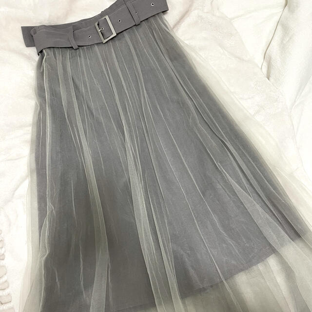 REDYAZEL(レディアゼル)のレディアゼル　チュールスカート レディースのスカート(ロングスカート)の商品写真