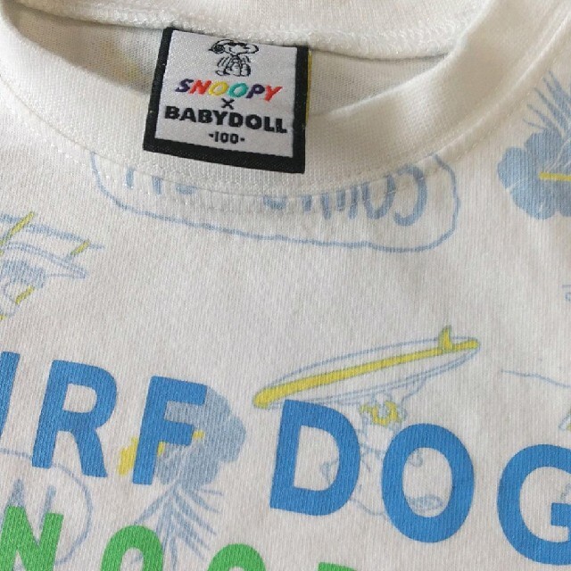 BABYDOLL(ベビードール)のベビードール Tシャツ 100 スヌーピー ピーナッツ 男の子 女の子 キッズ/ベビー/マタニティのキッズ服男の子用(90cm~)(Tシャツ/カットソー)の商品写真