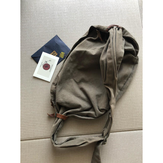 KAPITAL - KAPITAL 6号帆布 スナフキンBAG カーキの通販 by KAPITAL - KAPITAL 6号帆布 スナフキンBAG カーキの通販 by