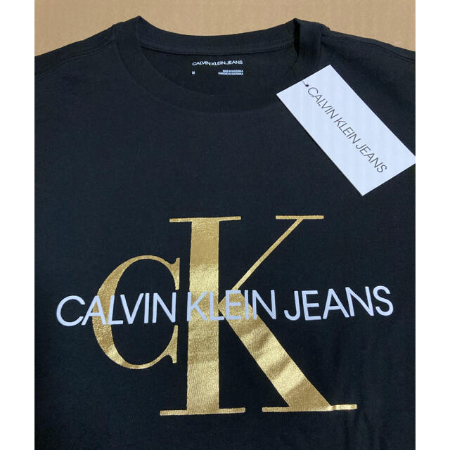 Calvin Klein(カルバンクライン)の専用新品[L]Calvin Klein カルバンクライン ロゴTシャツ黒メンズ メンズのトップス(Tシャツ/カットソー(半袖/袖なし))の商品写真