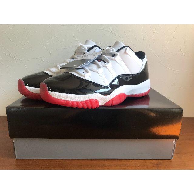 NIKE AIR JORDAN 11 RETRO LOW WHITE BRED