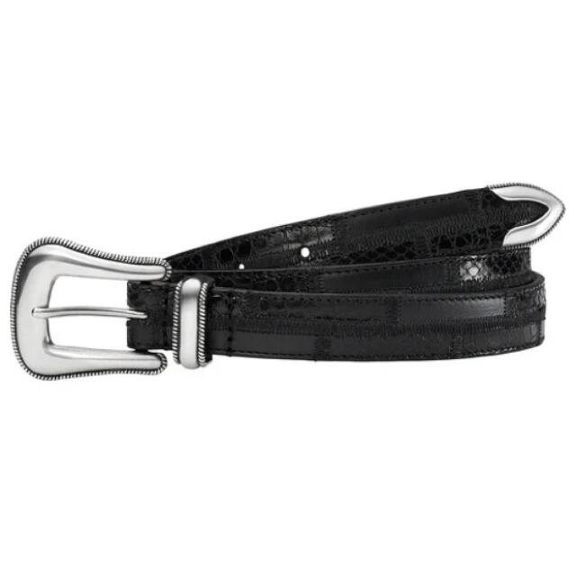 Supreme Patchwork Ranger Belt black