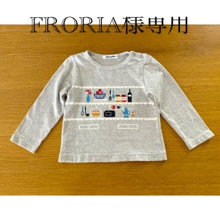 ファミリア(familiar)のファミリア長袖シャツ2枚　木製パズル3点セット(Tシャツ/カットソー)