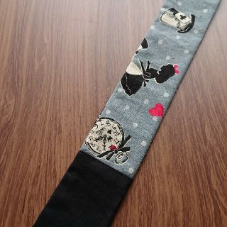 ものさし入れ ハンドメイド グレー(その他)