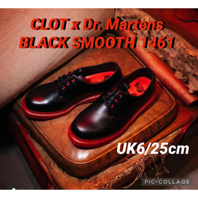 CLOT x Dr. Martens BLACK SMOOTH 1461