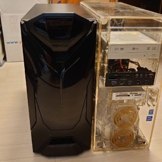 エイスース(ASUS)の自作ＰＣジャンクパーツ（2台分）(PCパーツ)