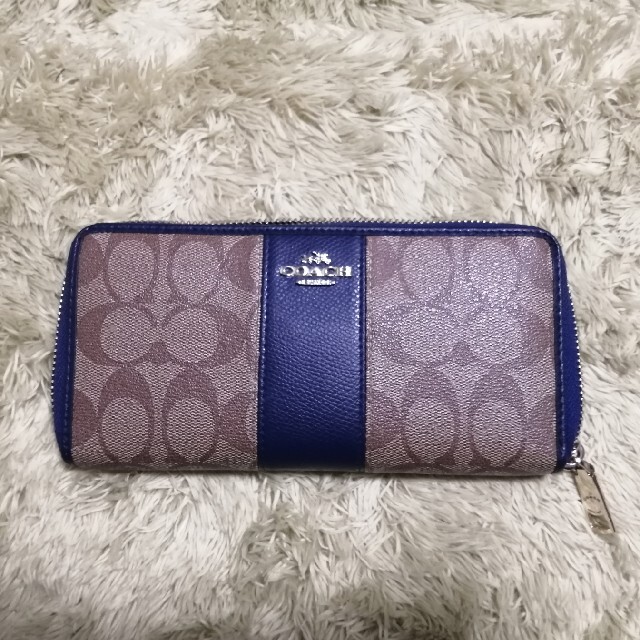 【COACH】長財布 ネイビー