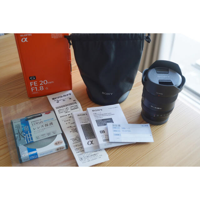 極美品 SONY FE 20mm F1.8 G SEL20F18G-