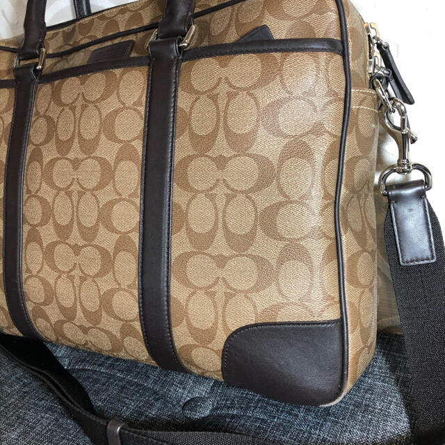 最終値下げ COACH ヘリテージ ブリーフケース 2WAYビジネスバッグ