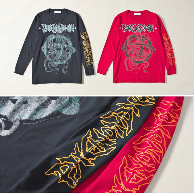 PHENOMENON(フェノメノン)のPHENOMENON Crusty Print Long Sleeve Tee メンズのトップス(Tシャツ/カットソー(七分/長袖))の商品写真