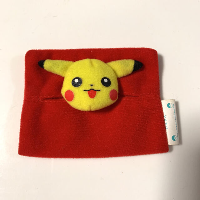 ポケモン(ポケモン)のポケモン　ピカチュウ　ミニ　ティッシュ　カバー　赤色　RED エンタメ/ホビーのおもちゃ/ぬいぐるみ(キャラクターグッズ)の商品写真