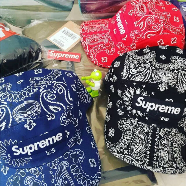 Supreme(シュプリーム)の週末限定supreme Bandana Camp Cap シュプリームバンダナ メンズの帽子(キャップ)の商品写真