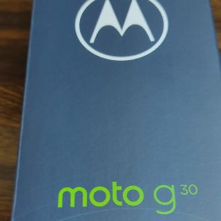 アンドロイド(ANDROID)の【値下げ！】moto g30 未使用品　ダーク(スマートフォン本体)