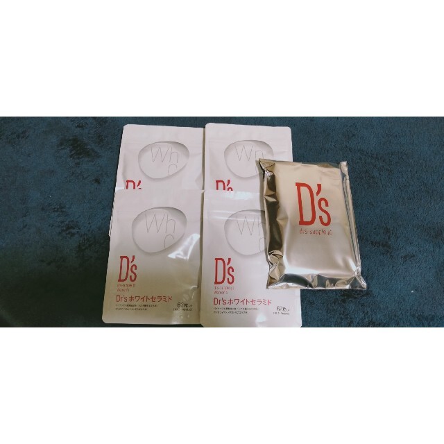 Dr’s ホワイトセラミド　4袋　サプリケース付