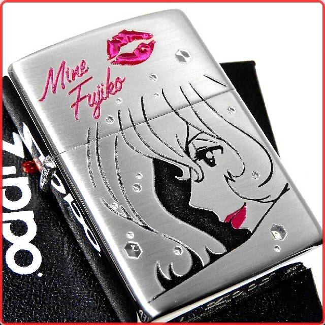 『送料無料』新品 ZIPPO◇ルパン三世 不二子 アフターシャワー 立体 ジッポ