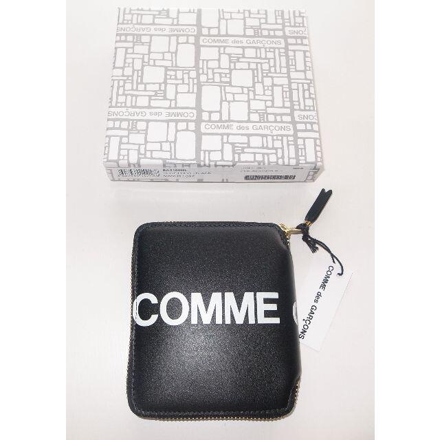 COMME des GARCONS - コムデギャルソン huge logo black 財布 wallet
