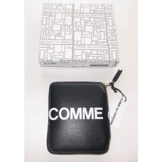 コムデギャルソン(COMME des GARCONS)のコムデギャルソン huge logo black 財布 wallet(折り財布)