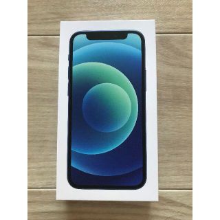 アイフォーン(iPhone)のiPhone 12 mini 64 GB SIM フリー ブルー 青(スマートフォン本体)