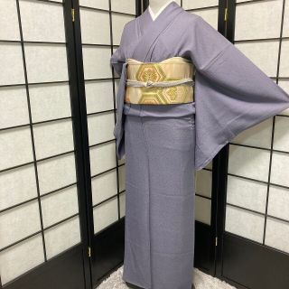 履き心地◎ 正絹 ちりめん 色無地 袷 着物 | asociatiahaero.ro