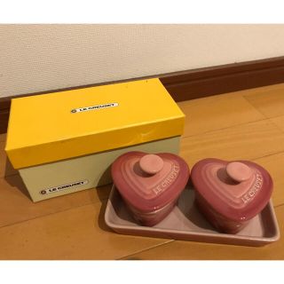 ルクルーゼ(LE CREUSET)のル・クルーゼ ミニチュア　ハート　ラムカン セット(食器)