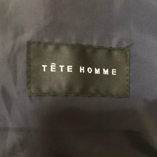 TETE HOMME(テットオム)のTETE HOMME ニットコンビダウンブルゾン S メンズのトップス(ニット/セーター)の商品写真