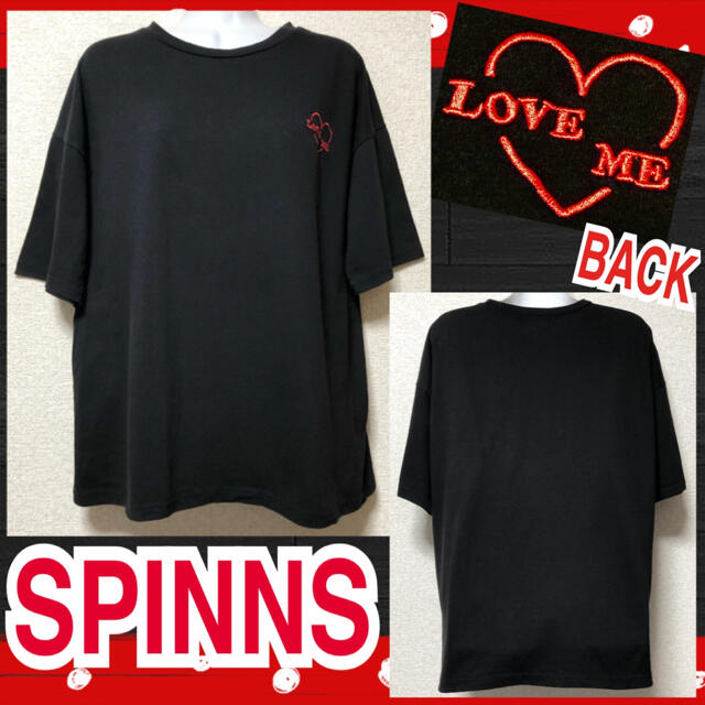 SPINNS(スピンズ)の【SPINNS】ワンポイント刺繍入Tシャツ レディースのトップス(Tシャツ(半袖/袖なし))の商品写真